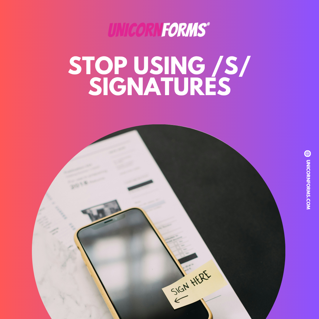 Stop Using /s/ Signatures